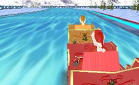 3D Santa Racing