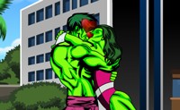 Hulk Kissing