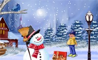 Funky Frosty Decoration