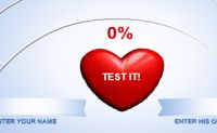 Testiranje ljubavne ljubavi igre Ljubavni kalkulator